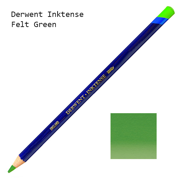Derwent Inktense Pencil Felt Green
