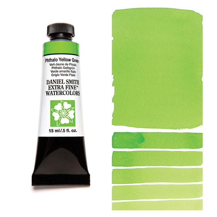 Daniel Smith Extra Fine Watercolor Phthalo Yellow Green 15ml