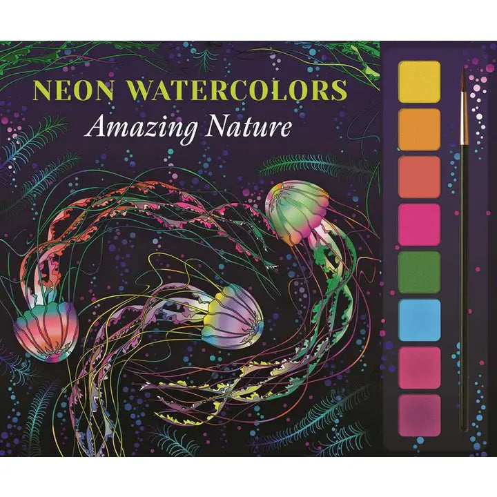 Neon Watercolors Amazing Nature