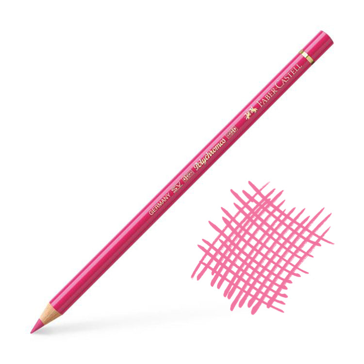 Faber Castell Polychromos Pencil Rose Carmine