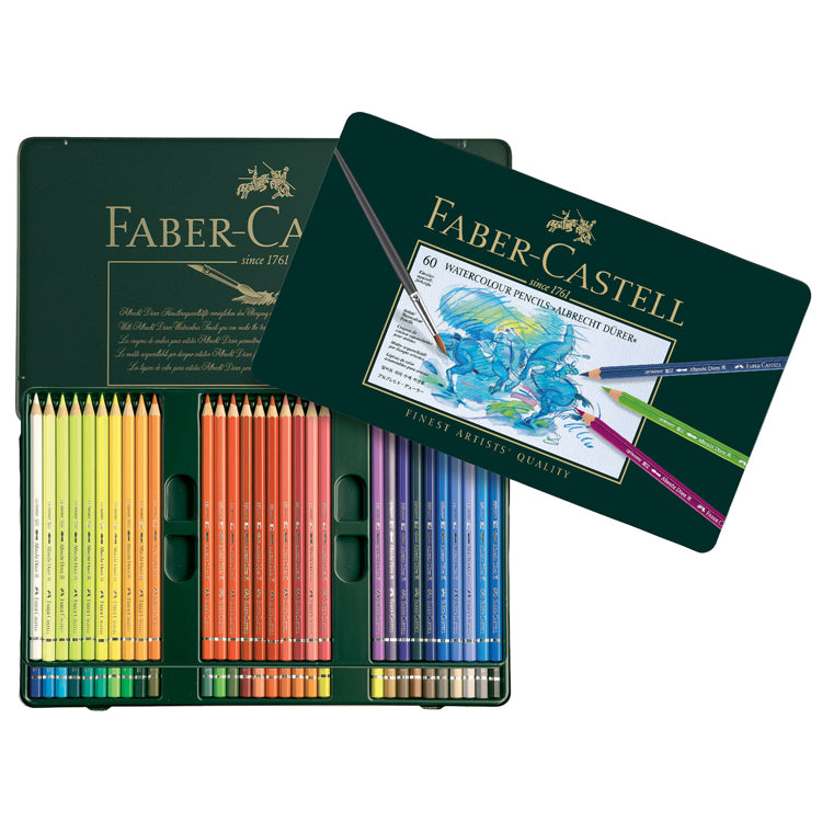 Faber Castell Albrecht Durer Watercolor Pencil Tin 60 Set