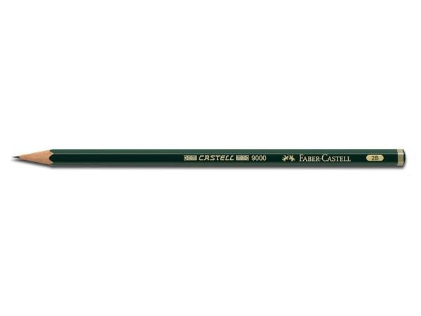 Faber-Castell 9000 Drawing Pencil 2B