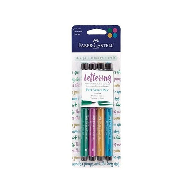 PITT Artist Pen Jewel Brush Lettering Set