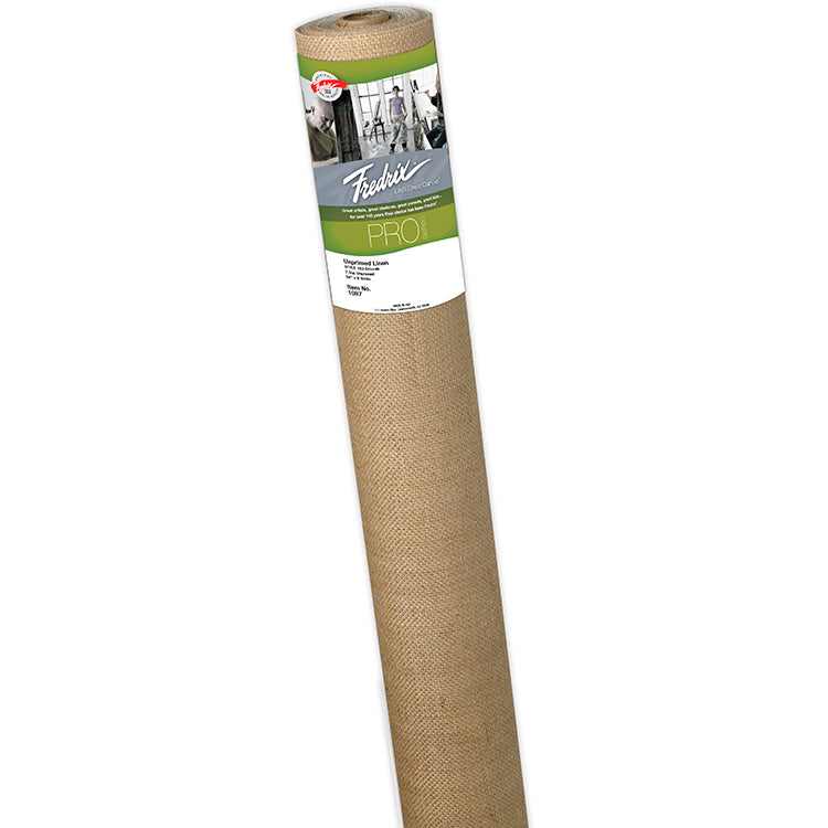 Fredrix Series 183 Raw Belgian Linen Canvas Roll 54in x 3yds