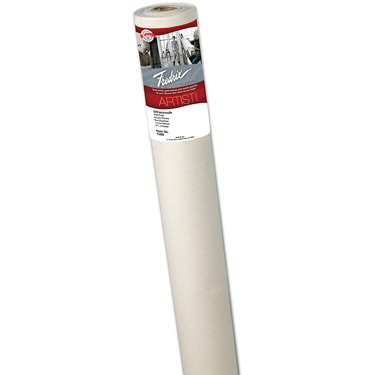Fredrix Ultrasmooth Primed Polyflax Cotton Roll 57in x 3yds