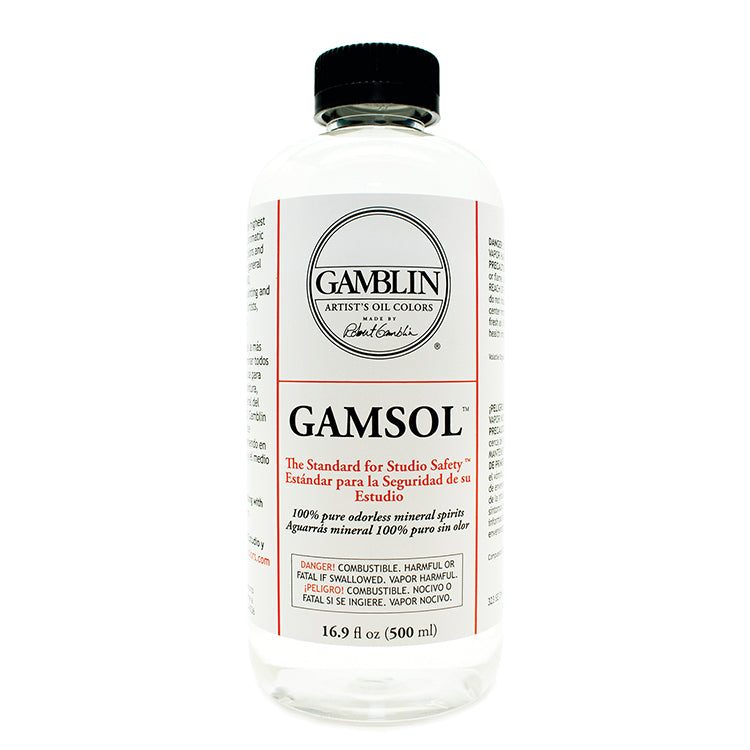 Gamblin Gamsol Odorless Mineral Spirits 16.9 oz