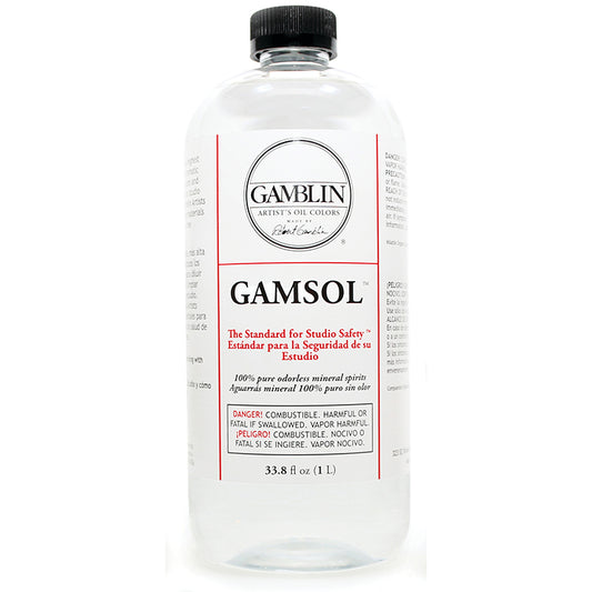 Gamblin Gamsol Odorless Mineral Spirits 33.8 oz