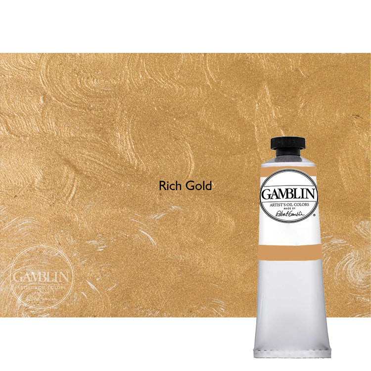 Gamblin Artist Oil Color 37ml Rich Gold