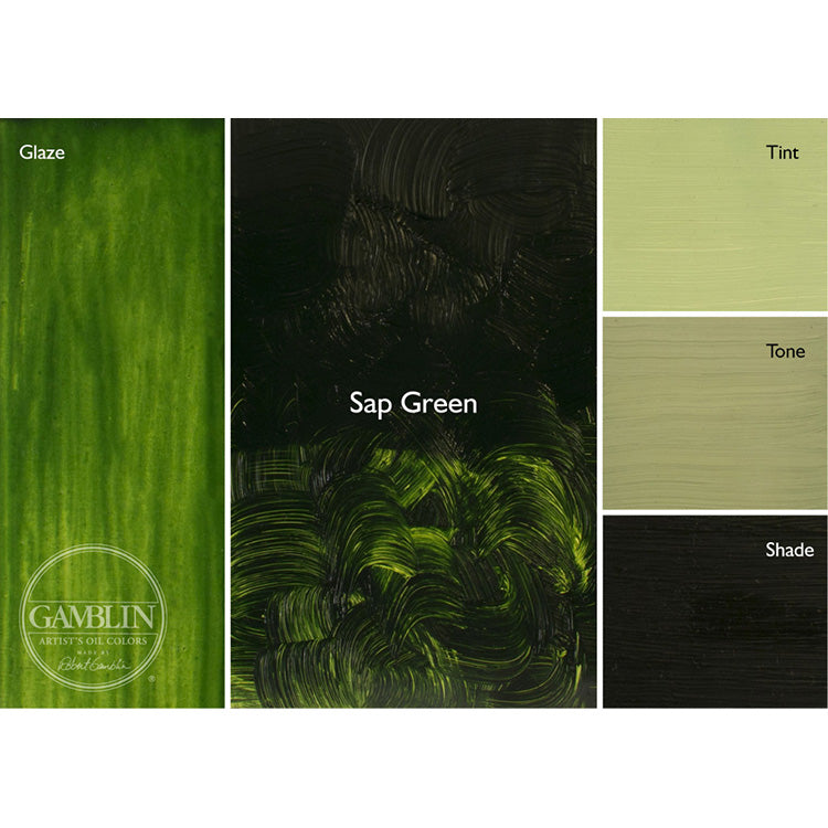 Gamblin 1980 Oil Color 150ml Sap Green