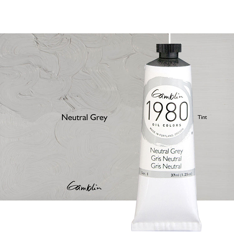 Gamblin 1980 Oil 37Ml Neutral Grey