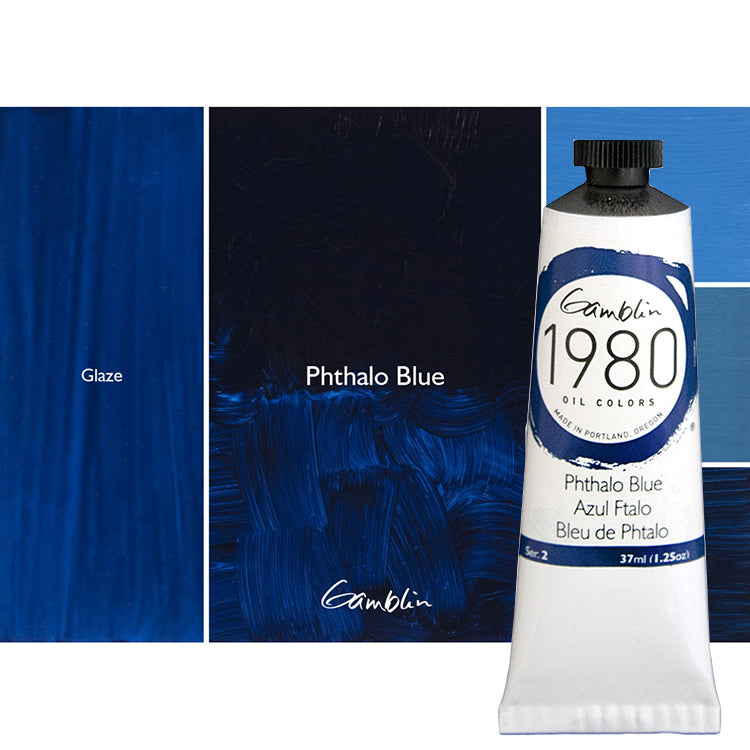 Gamblin 1980 Oil 37Ml Phthalo Blue