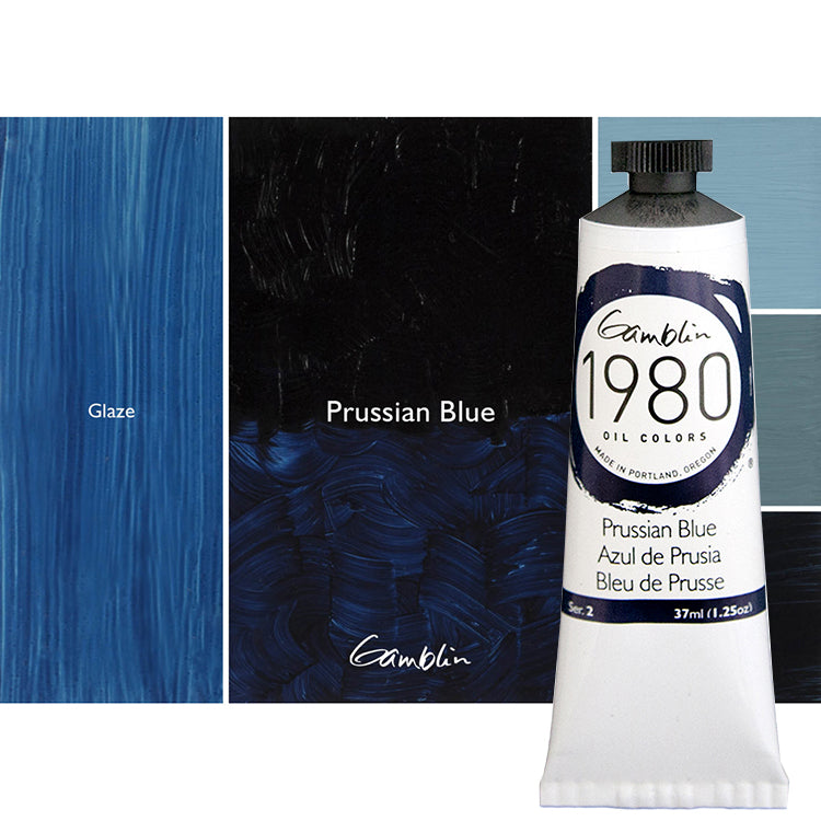 Gamblin 1980 Oil 37Ml Prussian Blue