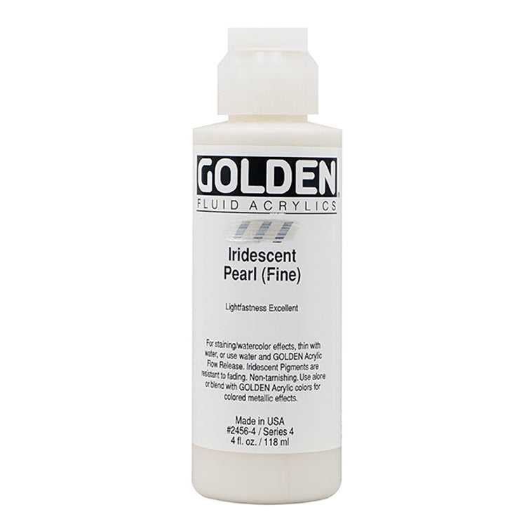 Golden Fluid Acrylic Iridescent Pearl 4oz