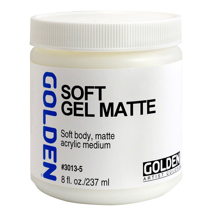 Golden Acrylic Soft Gel Matte 8oz ⚠️