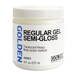 Golden Acrylic Regular Gel Semi Gloss 8oz