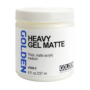 Golden Acrylic Heavy Gel Matte 8oz ⚠️