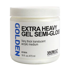 Golden Acrylic Extra Heavy Gel Semi Gloss 16oz ⚠️