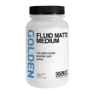 Golden Fluid Matte Medium 8oz