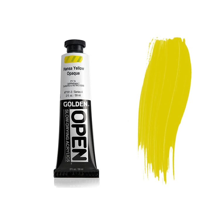 Golden Open Acrylic Hansa Yellow Opaque 2oz