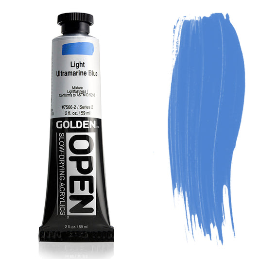 Golden Open Acrylic Light Ultramarine Blue 2oz