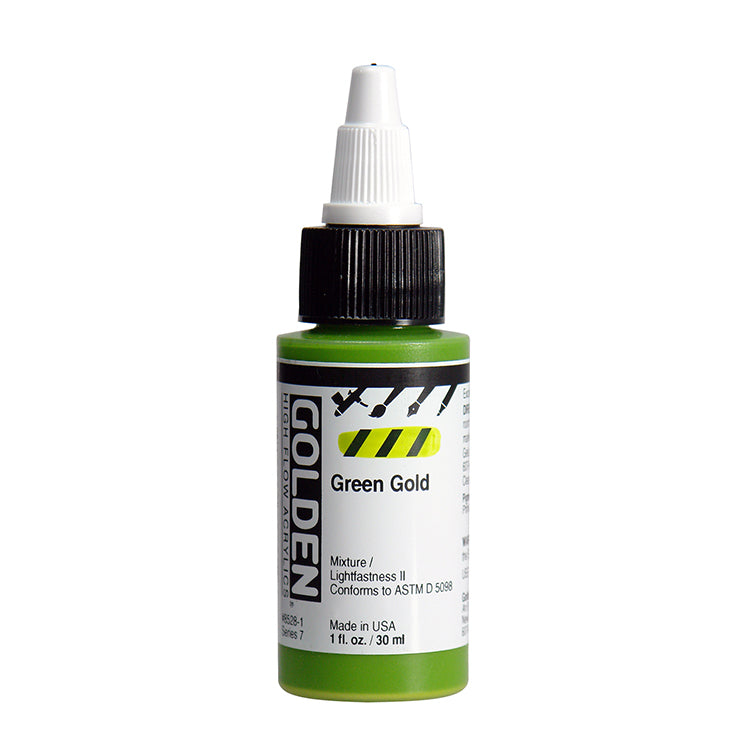 Golden High Flow Acrylic Green Gold 1oz ⚠️