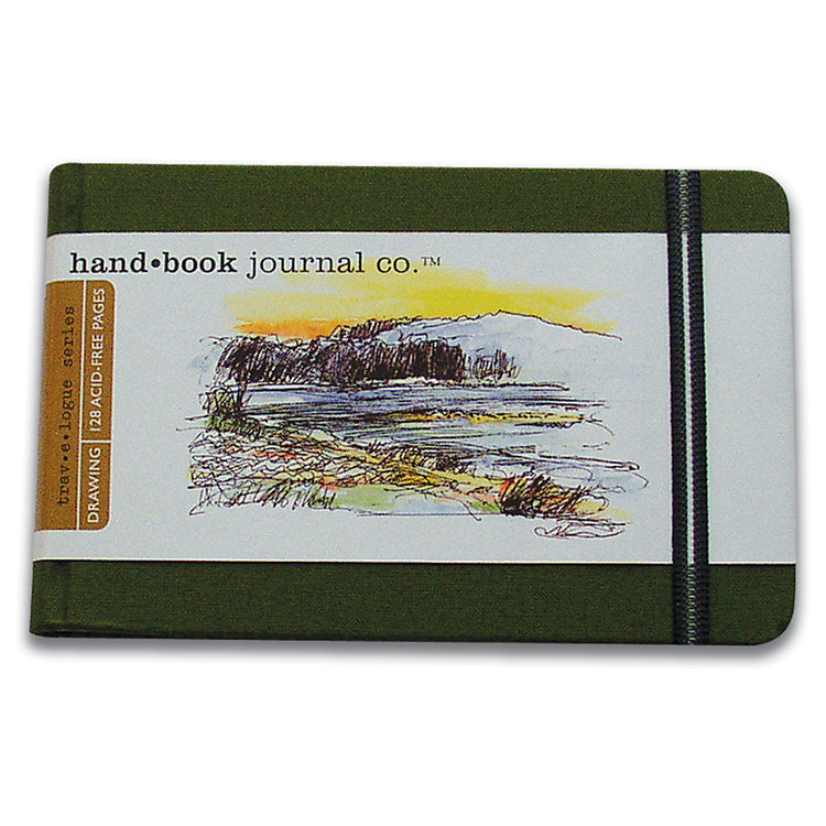 Handbook Journal Landscape 8.25x5.5 Green