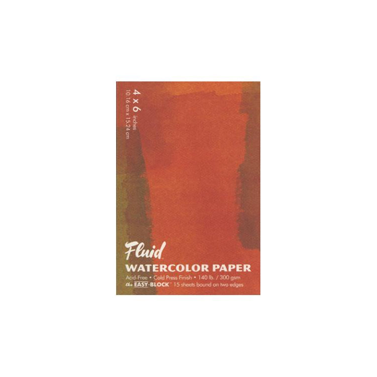 Fluid Cold Press Watercolor Easy-Block 4x6