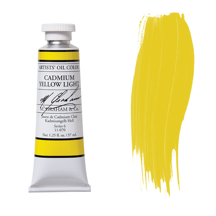 M. Graham Artist Oil Color Cadmium Yellow Light 1.25oz