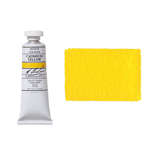 M. Graham Artists Gouache 15ml Cadmium Yellow ?Üá??Å