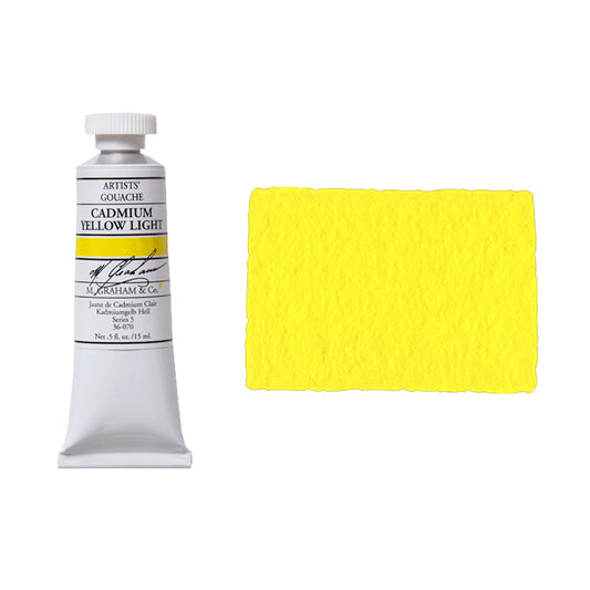 M. Graham Artists Gouache 15ml Cadmium Yellow Light ?Üá??Å