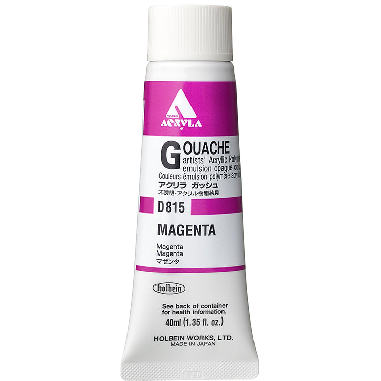 Holbein Acrylic Gouache 40ml Magenta