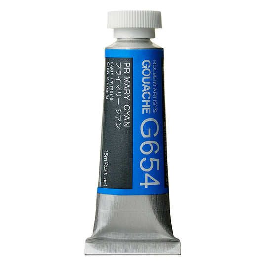Holbein Artists Gouache 15ml Primary Cyan
