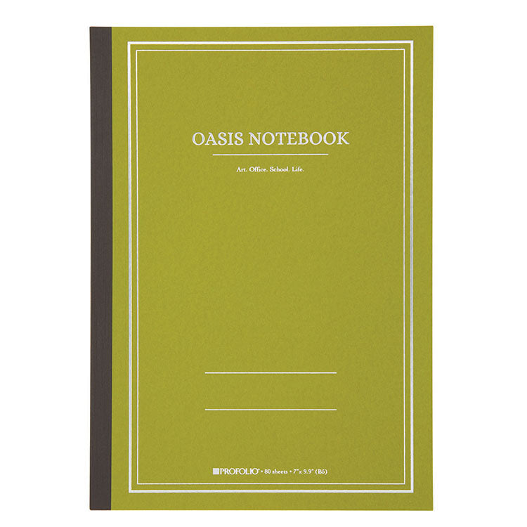 Itoya Profolio Oasis Notebook B5 Avocado