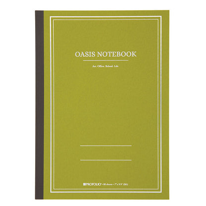 Itoya Profolio Oasis Notebook B5 Avocado