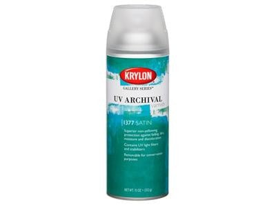 Krylon Gallery UV Varnish Satin 11oz ⚠️