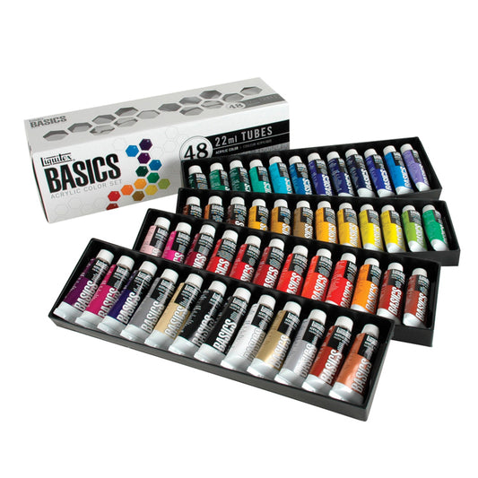 Liquitex Basics Acrylic Set of 48 22ml Tubes