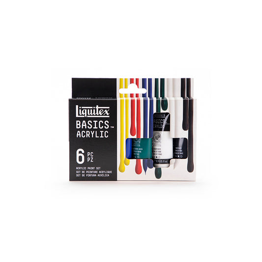 Liquitex Basics Acrylic Introductory Set of 6 22ml Tubes
