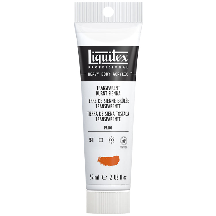 Liquitex Heavy Body Acrylic Transparent Burnt Sienna 2oz