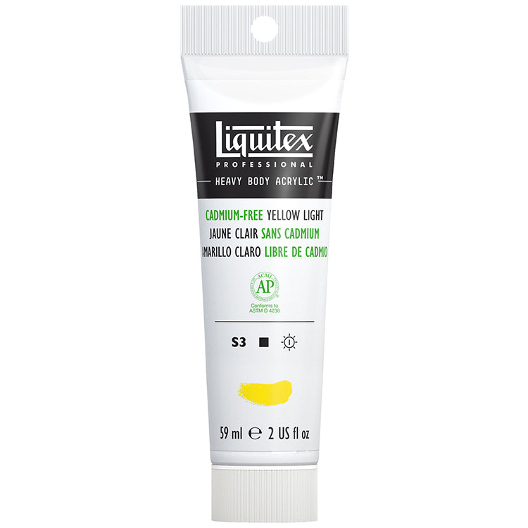 Liquitex Heavy Body Acrylic Cadmium Free Yellow Light 2oz