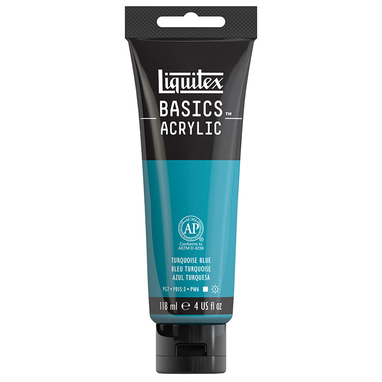 Liquitex Basics Acrylic Turquoise Blue 118ml