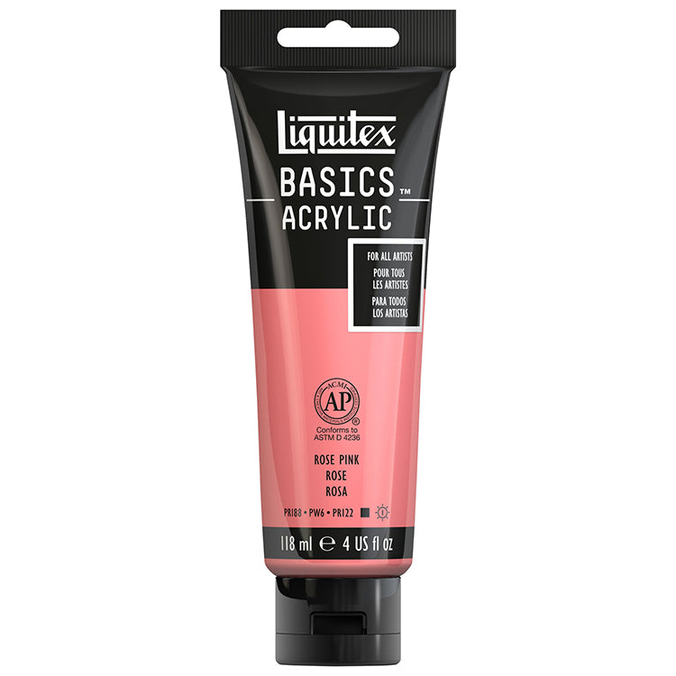 Liquitex Basics Acrylic Rose Pink 118ml