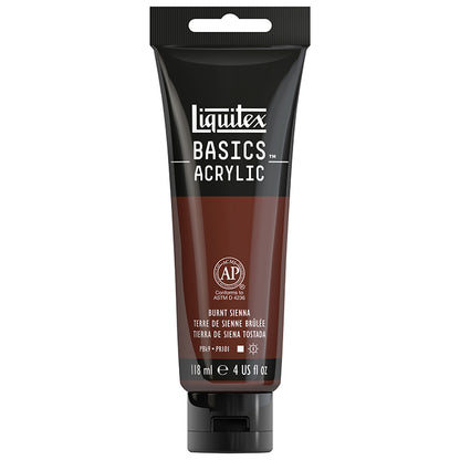 Liquitex Basics Acrylic Burnt Sienna 4oz