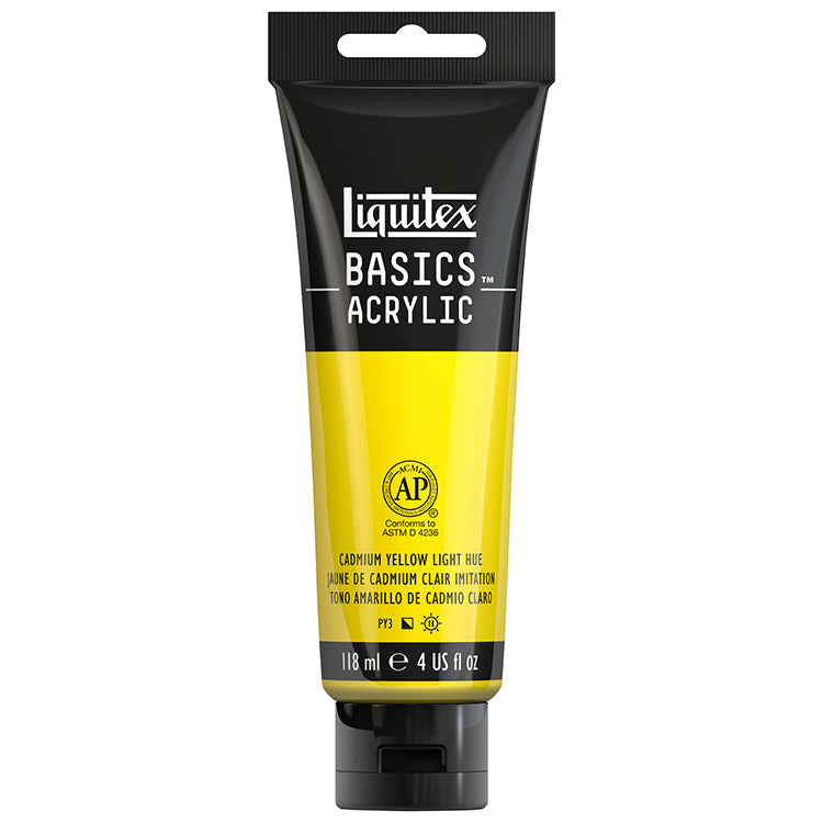 Liquitex Basics Acrylic Cadmium Yellow Light Hue 4oz