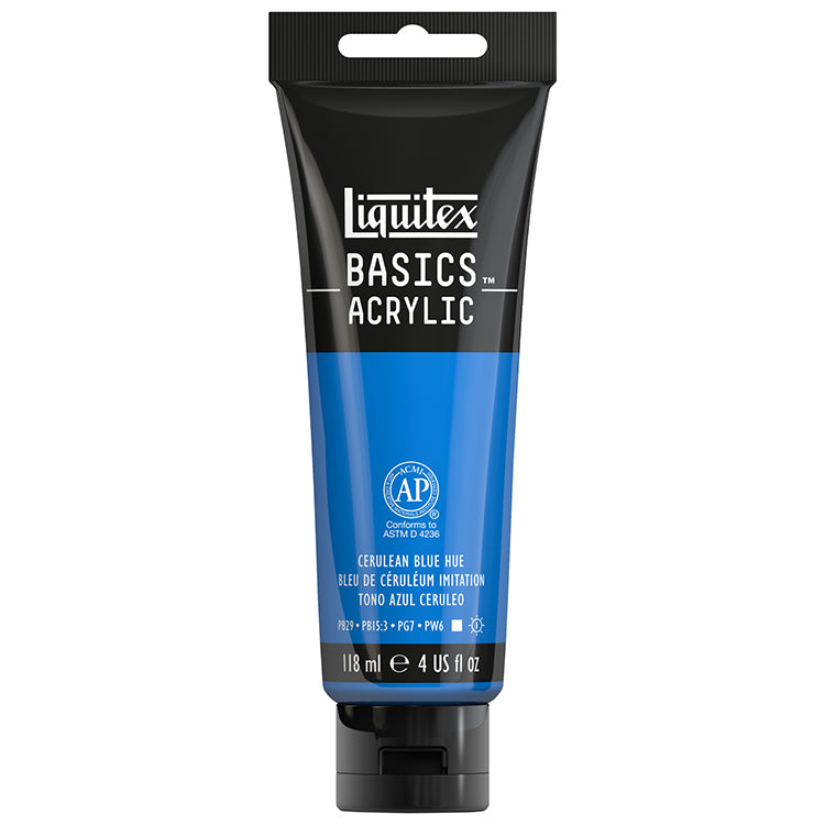 Liquitex Basics Acrylic Cerulean Blue 4oz