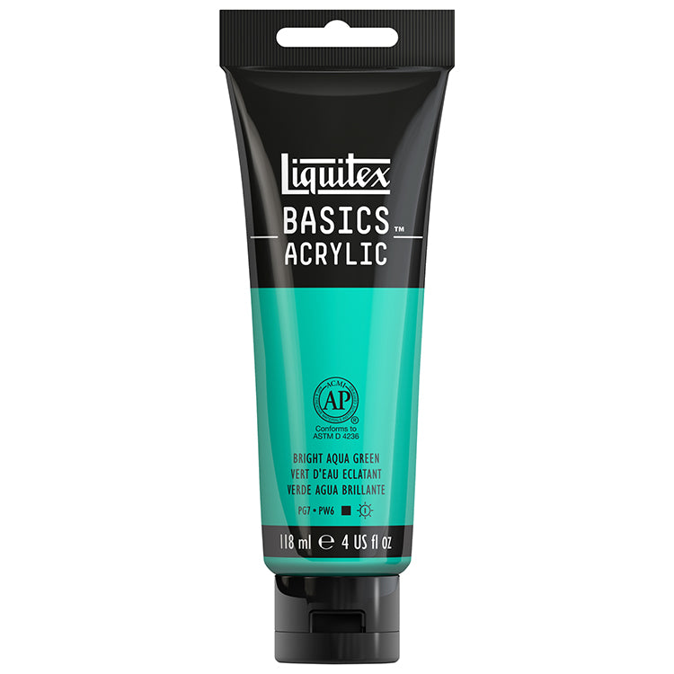 Liquitex Basics Acrylic Bright Aqua Green 4oz