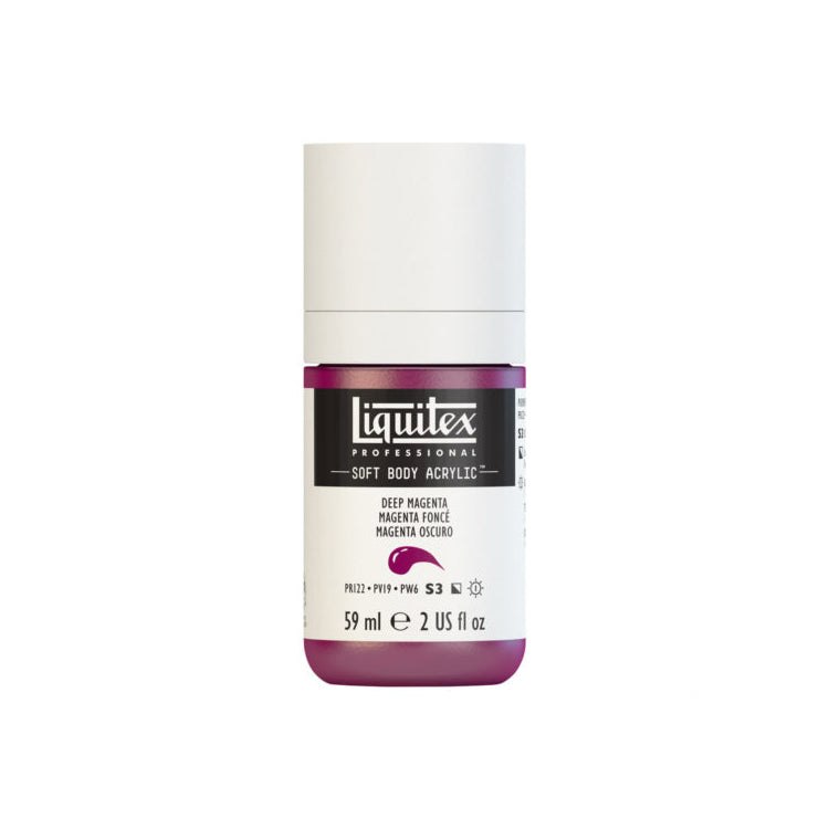 Liquitex Soft Body Acrylic Deep Magenta 59ml