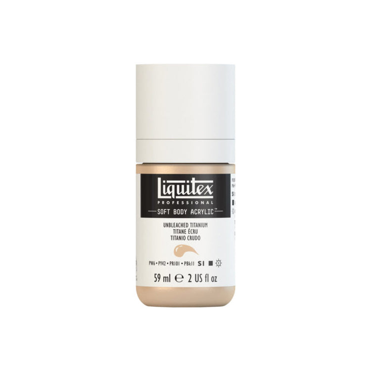Liquitex Soft Body Acrylic Unbleached Titanium 59ml