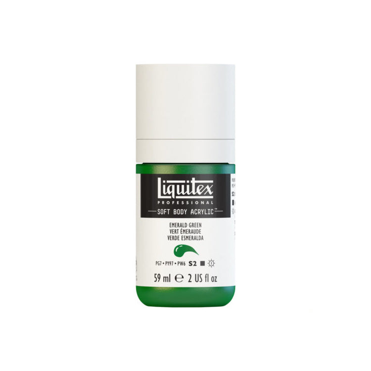 Liquitex Soft Body Acrylic Emerald Green 59ml