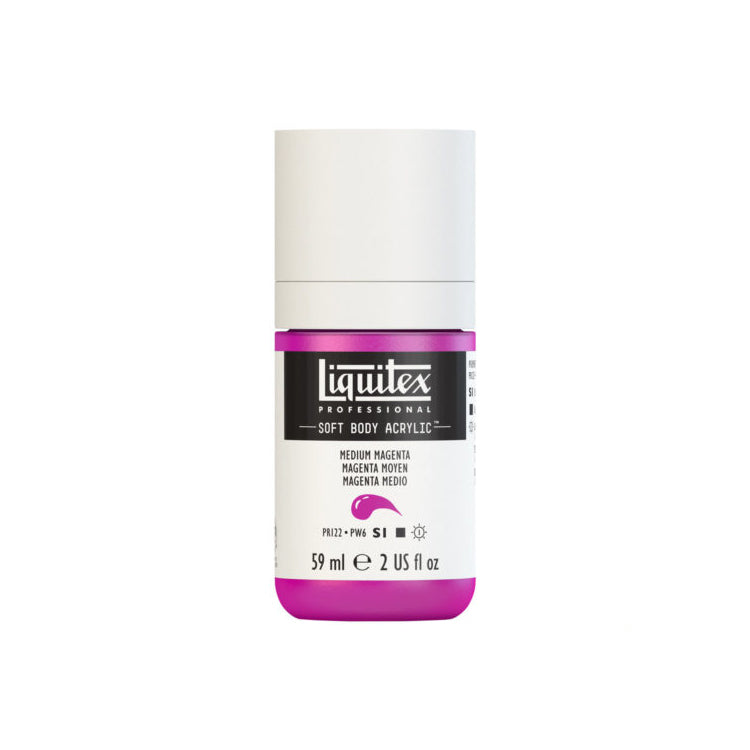 Liquitex Soft Body Acrylic Medium Magenta 59ml