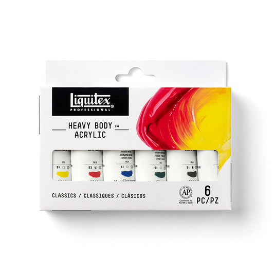 Liquitex Heavy Body Set of 6 22ml Tubes